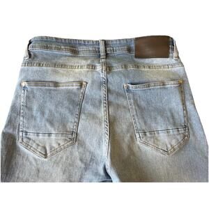 Zara Men’s Jeans Size 34 Light Blue Wash Stretch High Rise Denim DNWR